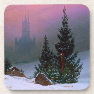 Winterlandschaft Caspar David Friedrich Getränkeuntersetzer