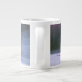 Winterlandschaft Caspar David Friedrich Jumbo-Tasse (Rückseite)