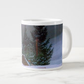 Winterlandschaft Caspar David Friedrich Jumbo-Tasse (Vorderseite Rechts)