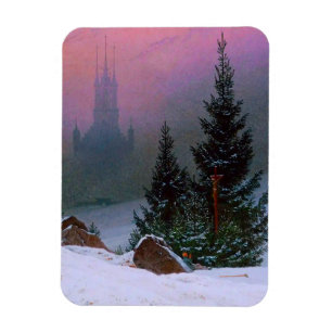 Winterlandschaft Caspar David Friedrich Magnet