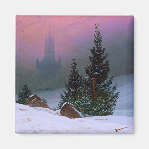 Winterlandschaft Caspar David Friedrich Magnet