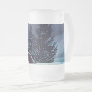 Winterlandschaft Caspar David Friedrich Mattglas Bierglas