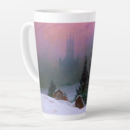 Winterlandschaft Caspar David Friedrich Milchtasse (Linke Ecke)