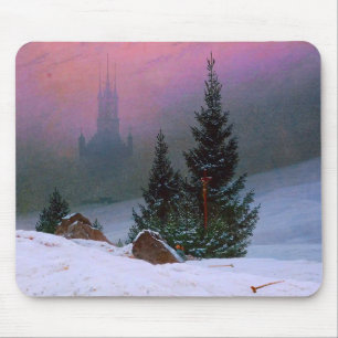 Winterlandschaft Caspar David Friedrich Mousepad