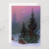 Winterlandschaft Caspar David Friedrich Save The Date (Vorne/Hinten)