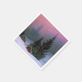 Winterlandschaft Caspar David Friedrich Serviette (Ecke)