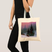 Winterlandschaft Caspar David Friedrich Tragetasche (Vorderseite (Produkt))