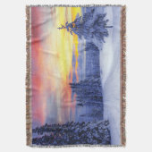 Winterlandschaft Decke (Vorderseite Vertikal)