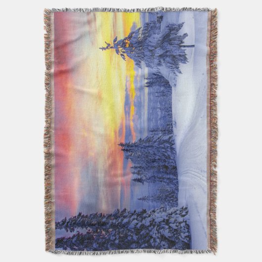 Winterlandschaft Decke (Vorderseite Vertikal)