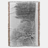 Winterlandschaft Decke (Vorderseite Vertikal)