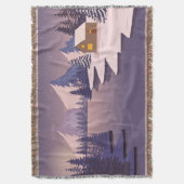 Winterlandschaft Decke (Vorderseite Vertikal)