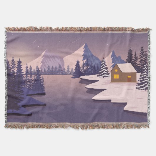 Winterlandschaft Decke (Vorderseite)