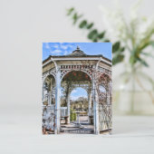 Winterlandschaft des Kräutergartens [Postkarte] Postkarte (Stehend Vorderseite)