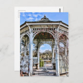 Winterlandschaft des Kräutergartens [Postkarte] Postkarte (Vorne/Hinten)