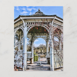 Winterlandschaft des Kräutergartens [Postkarte] Postkarte