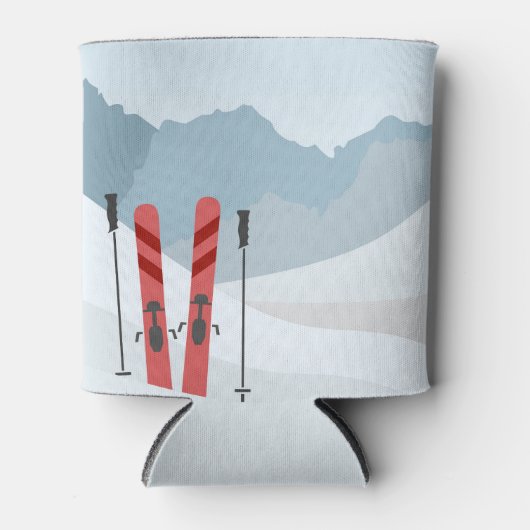 Winterlandschaft Dosenkühler (Vorderseite)