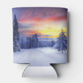 Winterlandschaft Dosenkühler (Rückseite)