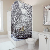 Winterlandschaft Duschvorhang (Beispiel)