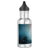 Winterlandschaft Edelstahlflasche (Links)