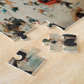 Winterlandschaft Eiszeit Skater 1608 Hendrick Aver Puzzle (Seite)