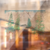 Winterlandschaft Fensteraufkleber (Blatt 2)