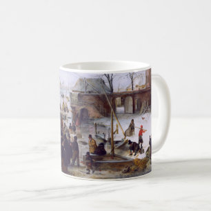 Winterlandschaft. Fine Art Christmas Geschenk Kaffeetasse