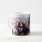 Winterlandschaft. Fine Art Christmas Geschenk Kaffeetasse (Vorderseite Links)
