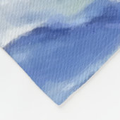 Winterlandschaft fleecedecke (Ecke)