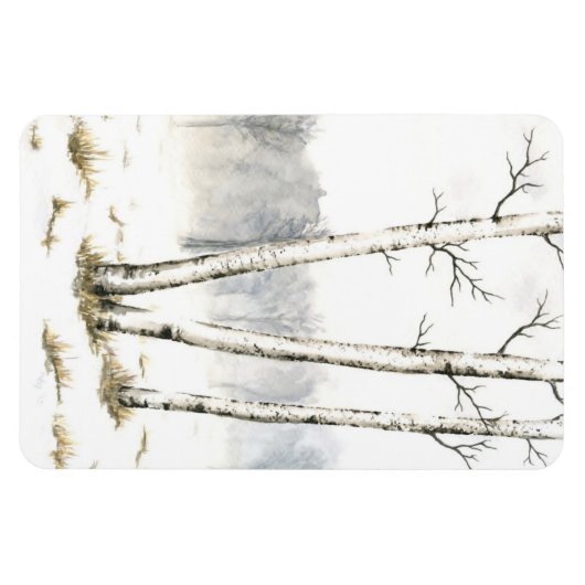 Winterlandschaft Flexi Magnet (Horizontal)