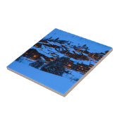 Winterlandschaft Fliese (Seite)