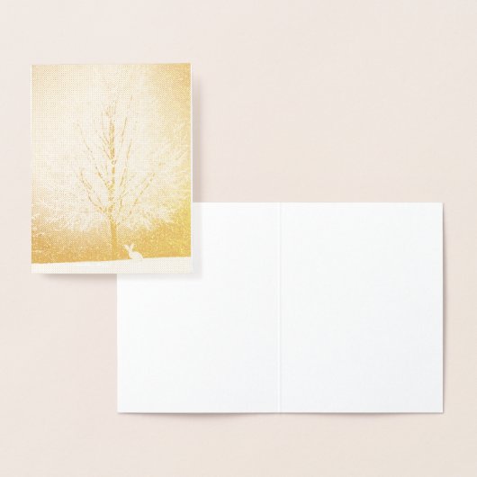 Winterlandschaft Folienkarte (Anzeige)