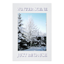 Winterlandschaft Fotodruck