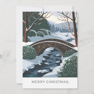 Winterlandschaft - Frohe Weihnachten