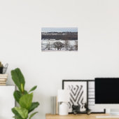 Winterlandschaft Frozen Poster-See Poster (Heimbüro)