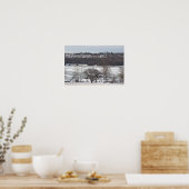 Winterlandschaft Frozen Poster-See Poster (Küche)