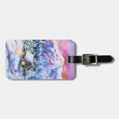 Winterlandschaft Gepäckanhänger (Vorderseite horizontal)