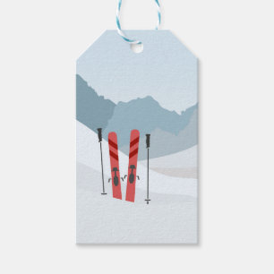 Winterlandschaft Geschenkanhänger