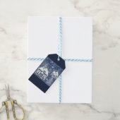 Winterlandschaft Geschenkanhänger (Mit Garn)