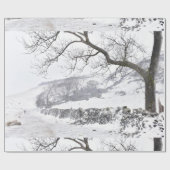 Winterlandschaft Geschenkpapier (Flach)