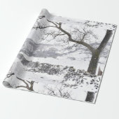 Winterlandschaft Geschenkpapier (Ungerollt)