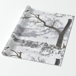 Winterlandschaft Geschenkpapier