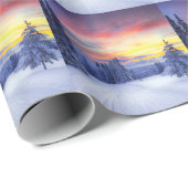 Winterlandschaft Geschenkpapier (Rolleneckpunkt)
