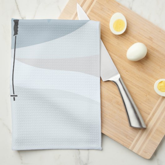 Winterlandschaft Geschirrtuch (Viertel Falte)