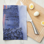 Winterlandschaft Geschirrtuch (Viertel Falte)