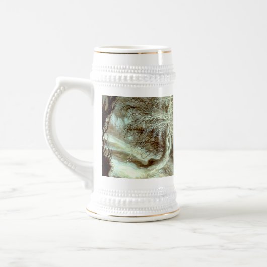 Winterlandschaft Gijsbrecht Leytens Bierglas (Links)