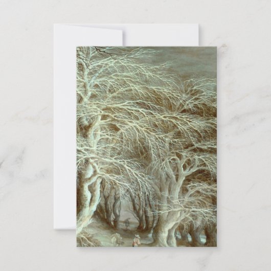 Winterlandschaft Gijsbrecht Leytens Card (Vorderseite)