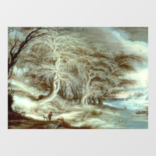 Winterlandschaft Gijsbrecht Leytens Fensteraufkleber