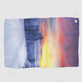 Winterlandschaft Golfhandtuch (Horizontal)