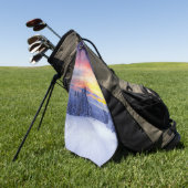 Winterlandschaft Golfhandtuch (Gras)