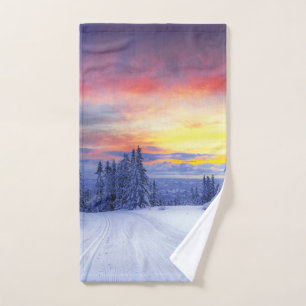 Winterlandschaft Handtuch